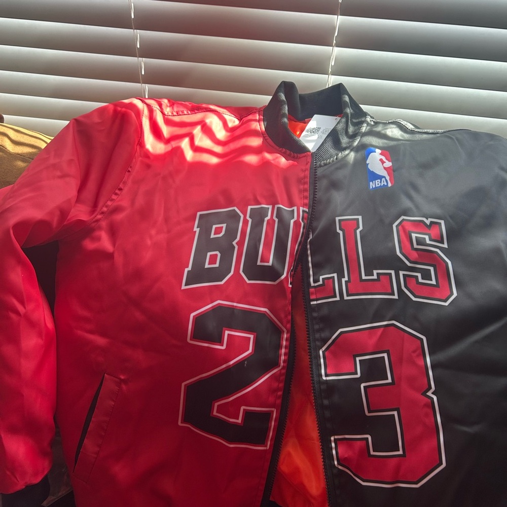 Bulls Red and Black Jacket